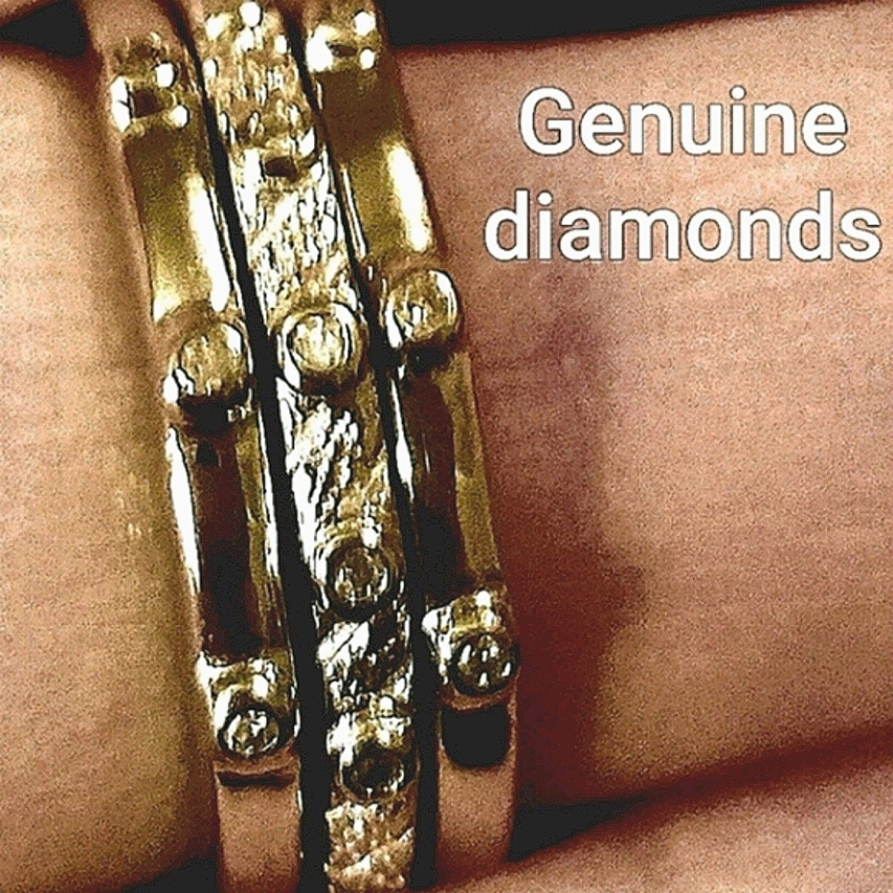 DIAMONDS real Stackable Rings